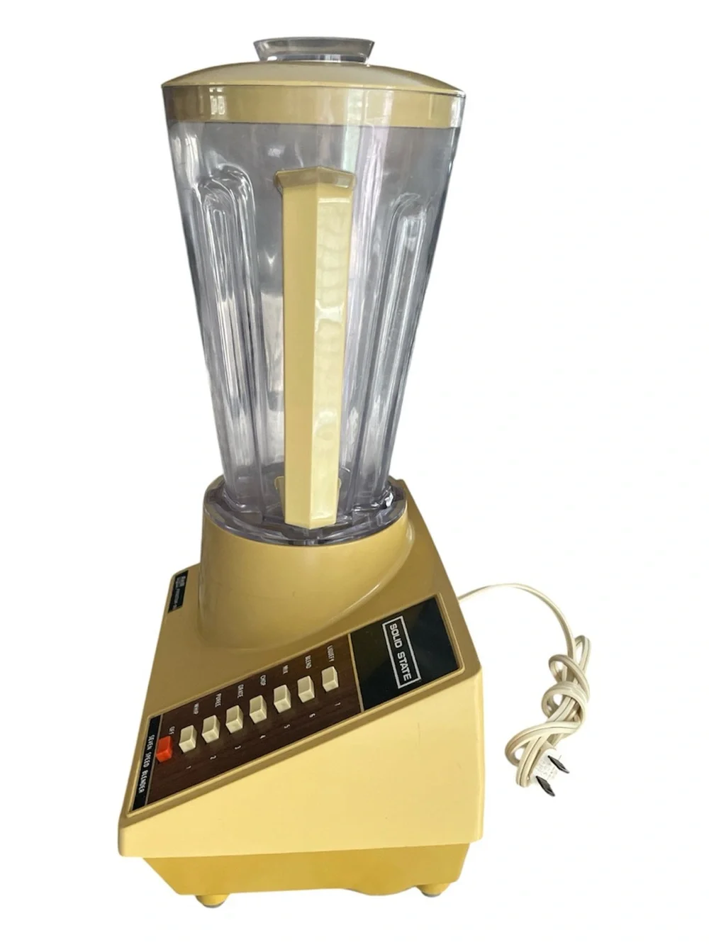 Vintage Harvest Gold 7-Speed Proctor-Silex Solid State Blender